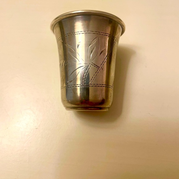 Antique Russian Silver KiddushCup 84 Zolotnik Sterling Silver87.5 Purity